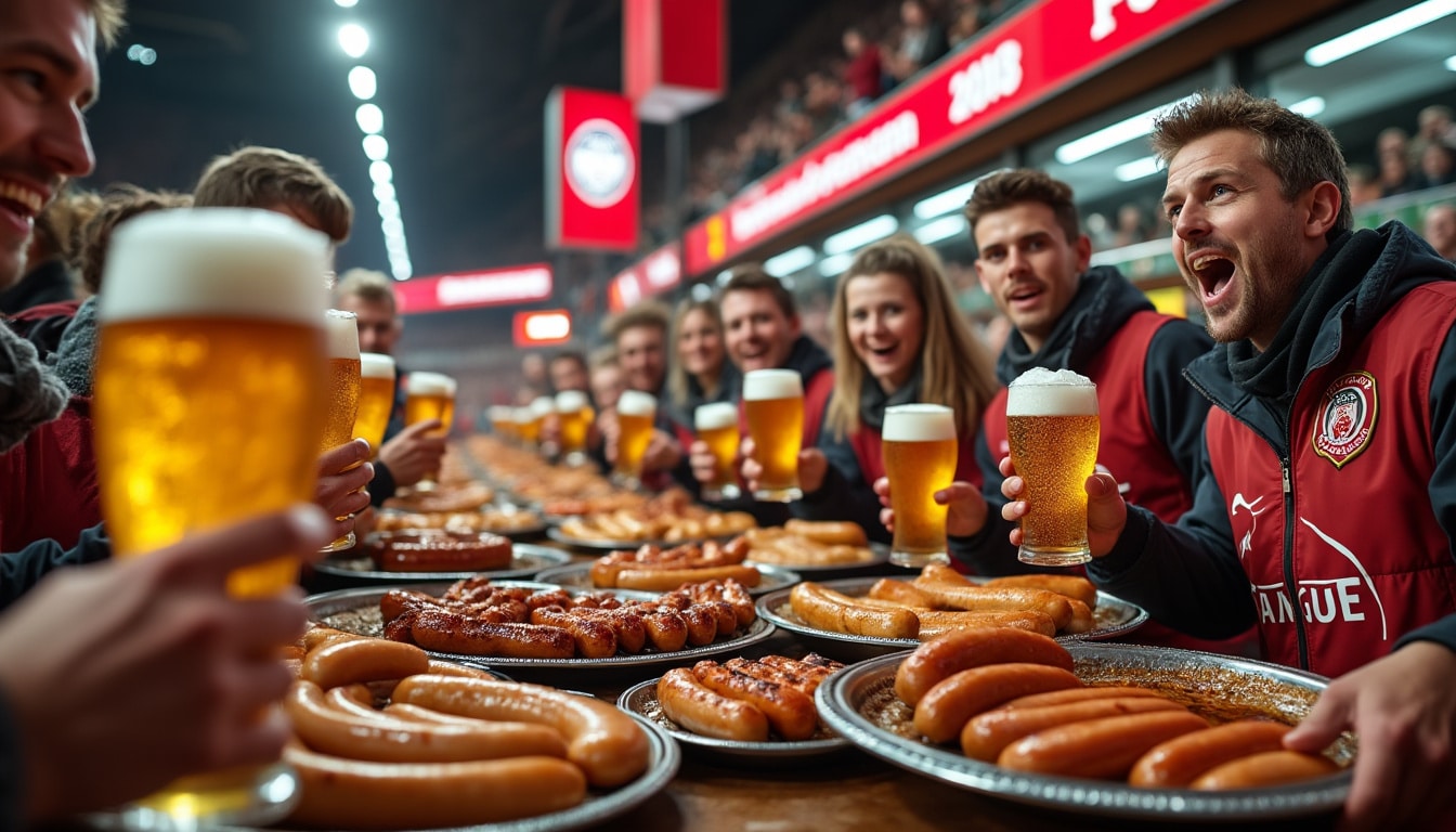 découvrez comment la vente de bière et de saucisses dans les stades de bundesliga génère une rentabilité exceptionnelle, apportant un revenu important aux clubs et améliorant l'expérience des supporters.