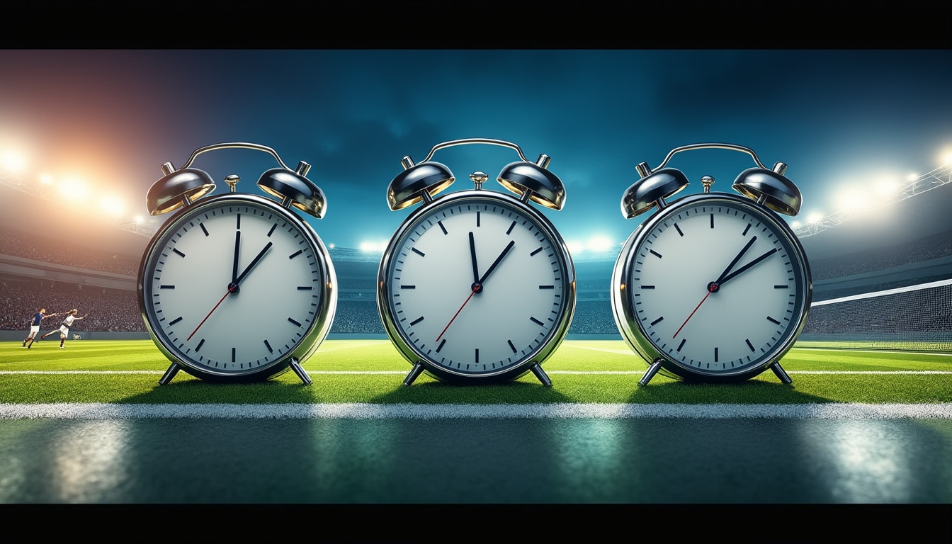 découvrez comment la durée des matchs varie selon les compétitions et les règles qui influencent le temps de jeu.